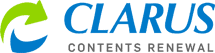Clarus Contents Renewal Logo